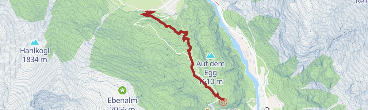 Route map: Entdeckerweg - Ötztaler Sagenweg